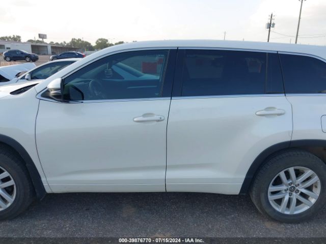 5TDZARFH2GS021252 Toyota Highlander Le