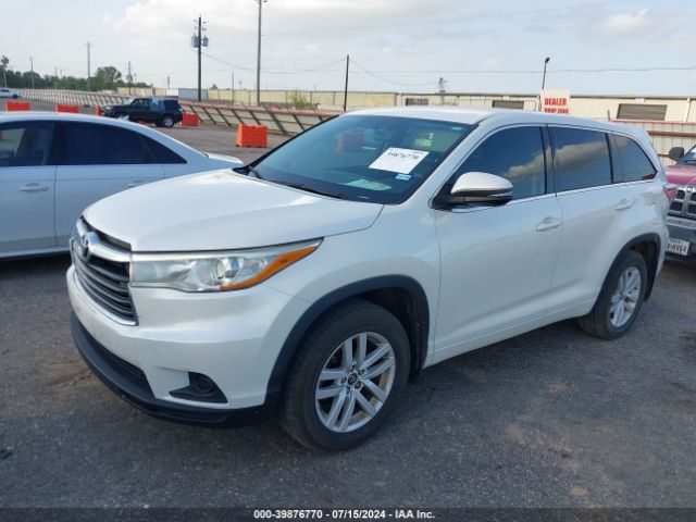 5TDZARFH2GS021252 Toyota Highlander Le