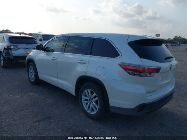 5TDZARFH2GS021252 Toyota Highlander Le