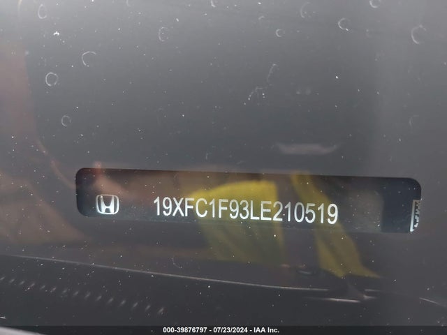 Honda Civic Touring 2020 19XFC1F93LE210519 Image 18