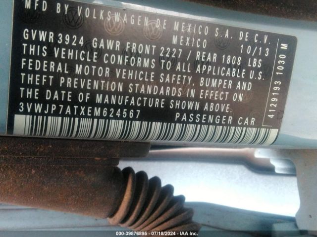 3VWJP7ATXEM624567 Volkswagen Beetle 2.5l
