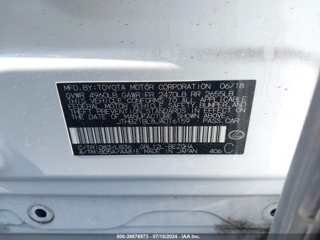 JTHBZ1BL8JA016159 Lexus Gs 350 F Sport