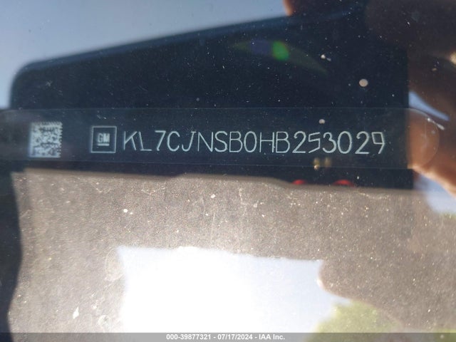 Chevrolet TRAX LS 2017 KL7CJNSB0HB253029 Image 9