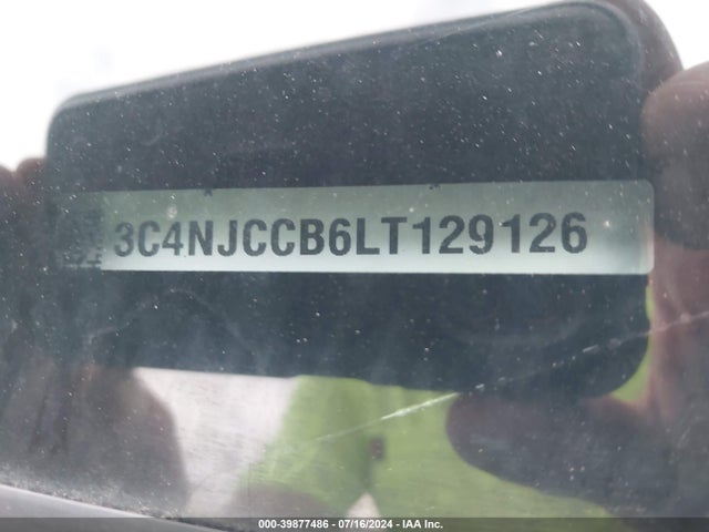 3C4NJCCB6LT129126 Jeep Compass Limited Fwd