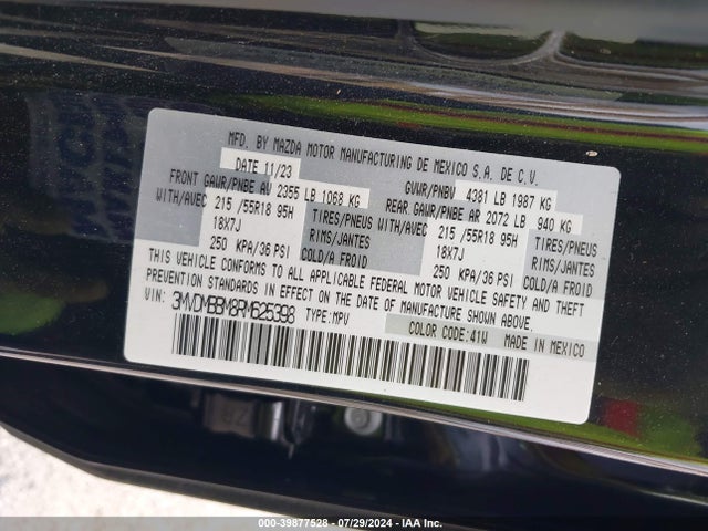 Mazda Cx-30 2.5 S Select Sport 2024 3MVDMBBM8RM625398 Image 9