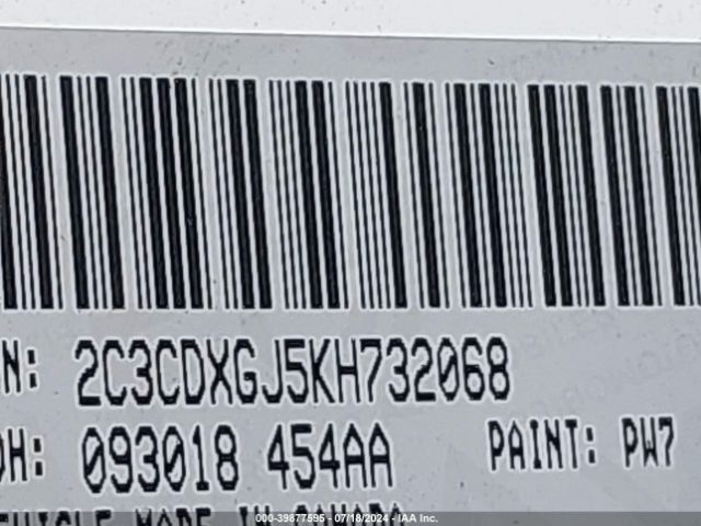 2C3CDXGJ5KH732068 Dodge Charger Scat Pack Rwd