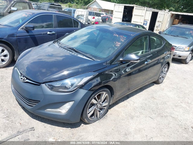 Hyundai Elantra Limited 2014 5NPDH4AE4EH539517 Image 2