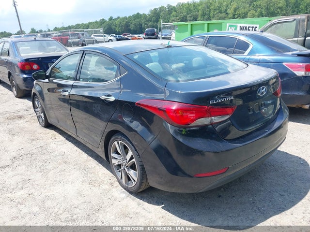 Hyundai Elantra Limited 2014 5NPDH4AE4EH539517 Image 3