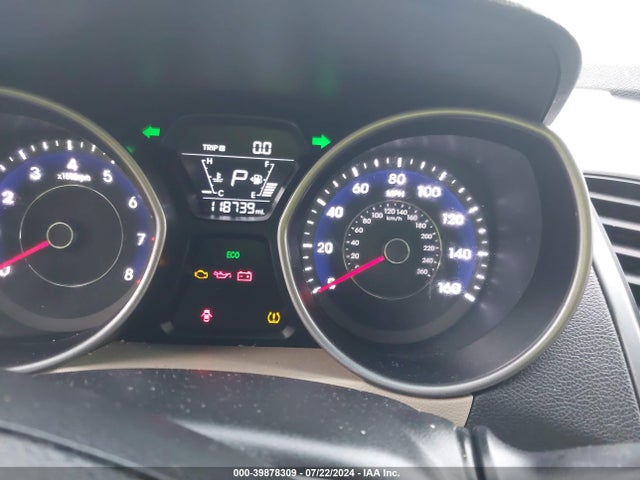 Hyundai Elantra Limited 2014 5NPDH4AE4EH539517 Image 7