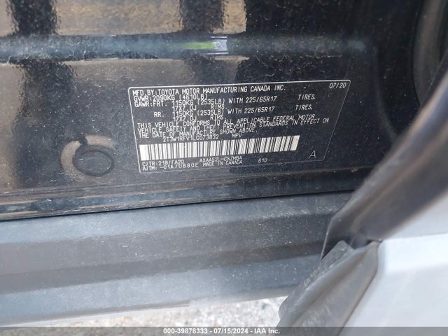 Toyota Rav4 Xle 2020 2T3W1RFV1LC073832 Image 9