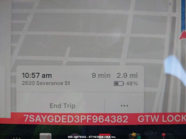 7SAYGDED3PF964382 Tesla Model Y Rwd
