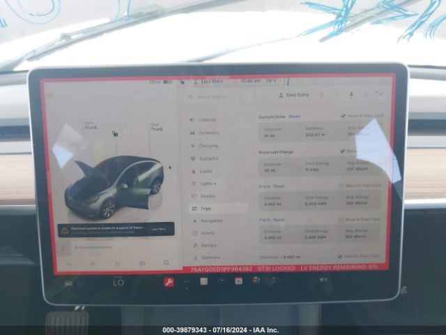7SAYGDED3PF964382 Tesla Model Y Rwd