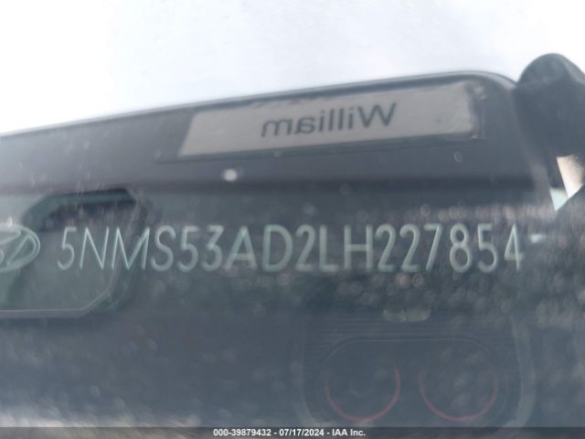 5NMS53AD2LH227854 Hyundai Santa Fe Limited