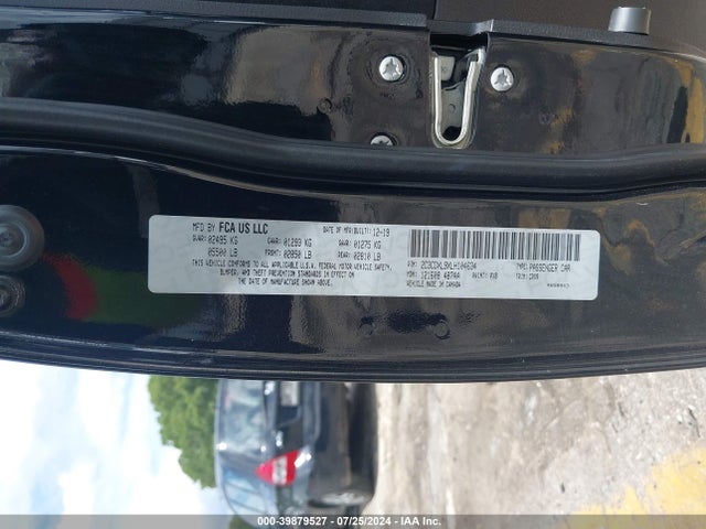 Dodge Charger Srt Hellcat Rwd 2020 2C3CDXL9XLH104634 Image 9