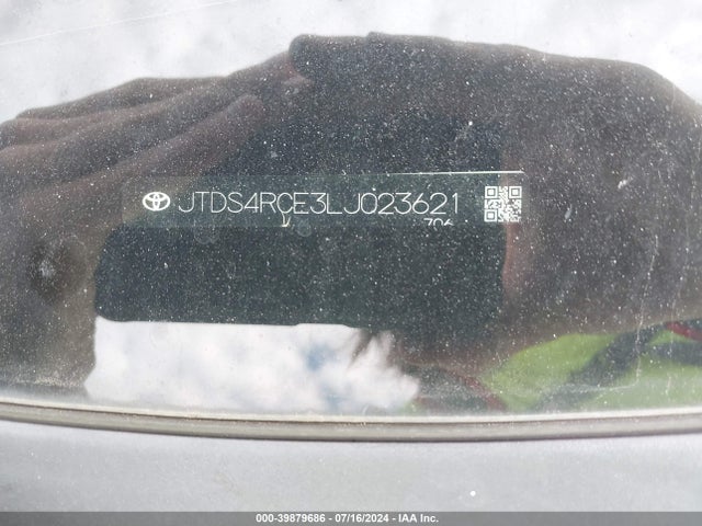Toyota COROLLA SE 2020 JTDS4RCE3LJ023621 Image 9