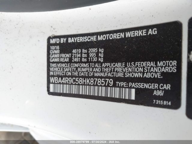 WBA4R9C58HK878579 BMW 430i Xdrive