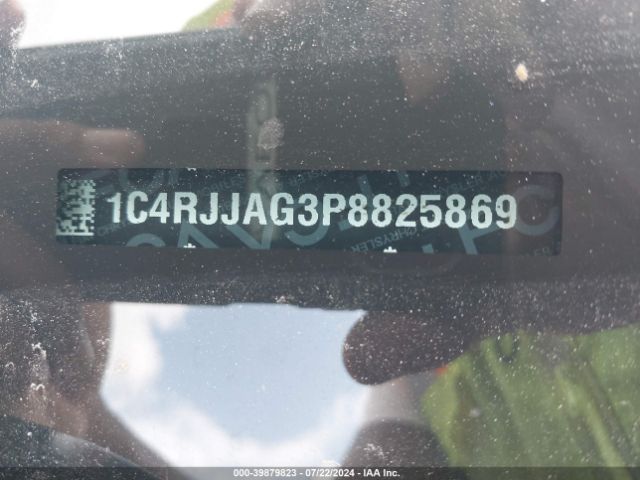 1C4RJJAG3P8825869 Jeep Grand Cherokee L Laredo 4x2