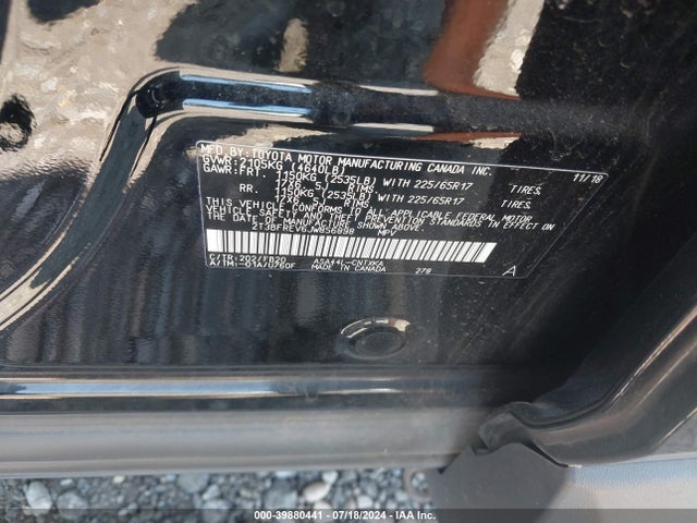 Toyota RAV4 LE 2018 2T3BFREV6JW856898 Image 9