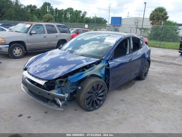 7SAYGDEFXPF705745 Tesla Model Y Awd/performance Dual Motor All-wheel Drive