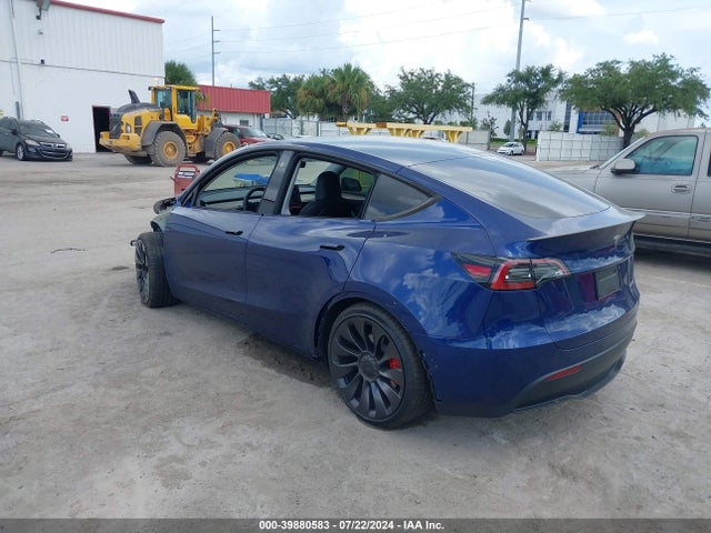 7SAYGDEFXPF705745 Tesla Model Y Awd/performance Dual Motor All-wheel Drive