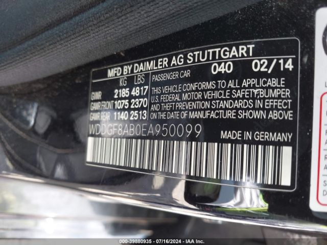 WDDGF8AB0EA950099 Mercedes-Benz C 300 Luxury 4matic/sport 4matic