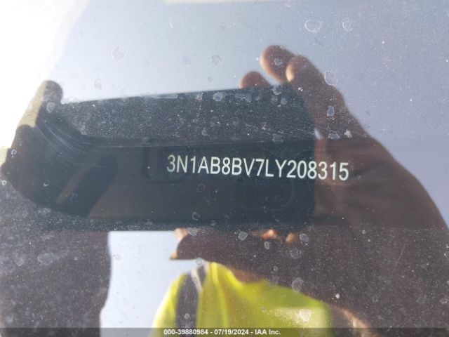 3N1AB8BV7LY208315 Nissan Sentra S Xtronic Cvt
