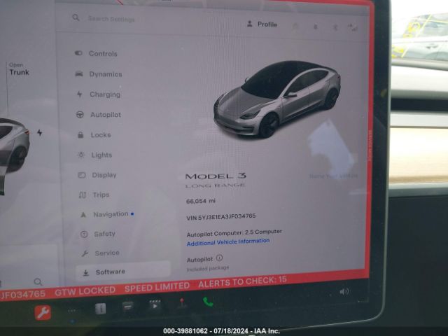 5YJ3E1EA3JF034765 Tesla Model 3 Long Range/mid Range