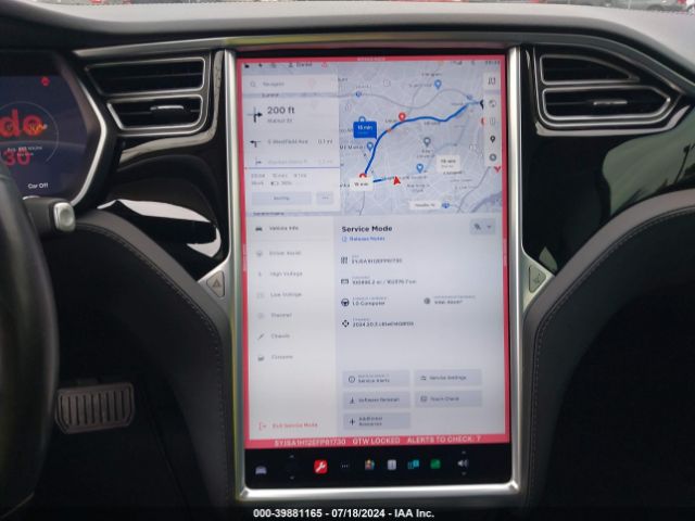 5YJSA1H12EFP61730 Tesla Model S P85