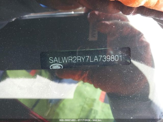 SALWR2RY7LA739801 Land Rover Range Rover Sport Hse