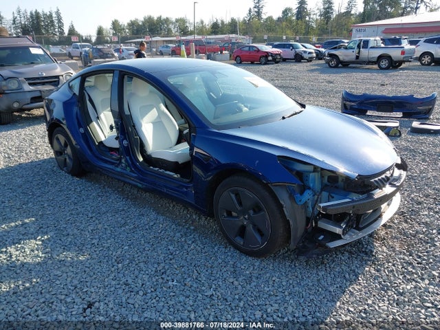 Tesla Model 3 Rear-wheel Drive 2022 5YJ3E1EAXNF159283 Image 1