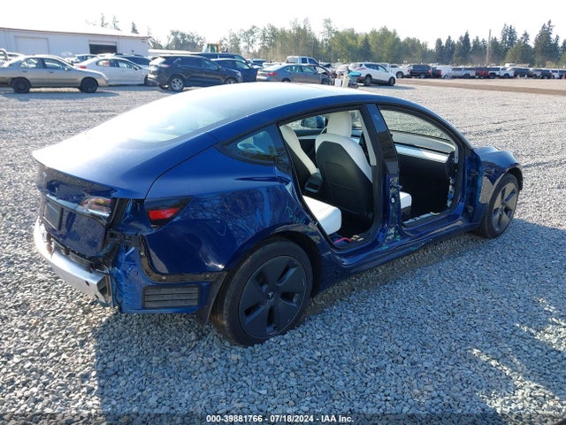 Tesla Model 3 Rear-wheel Drive 2022 5YJ3E1EAXNF159283 Image 4