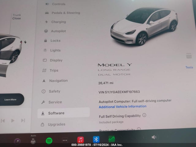 2021 TESLA MODEL Y 5YJYGAEEXMF197663 Photo 6