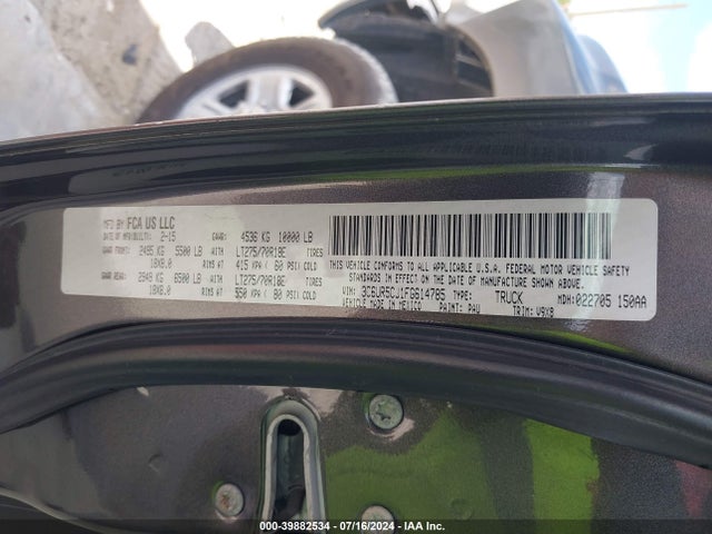 3C6UR5CJ1FG614785 RAM 2500 Tradesman