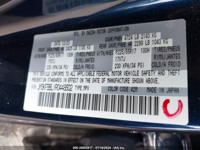 JM3KFBBLXR0448602 Mazda Cx-5 2.5 S Select