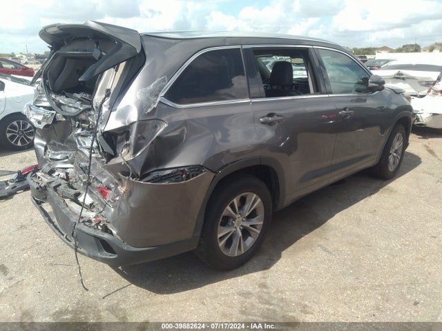 Toyota Highlander Xle V6 2015 5TDKKRFH1FS093038 Image 4
