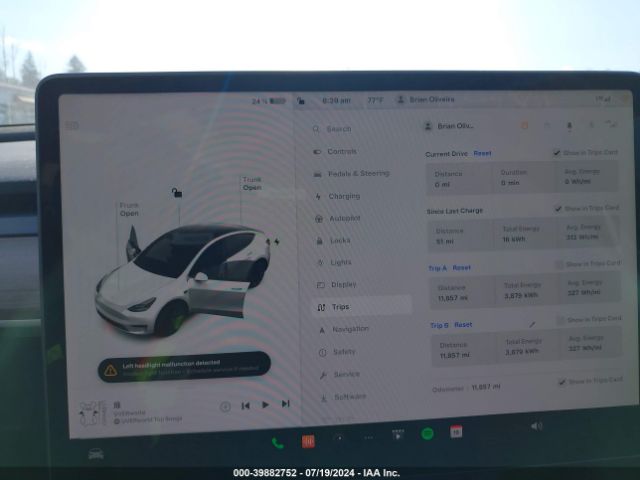 7SAYGDEEXNF544835 Tesla Model Y Long Range Dual Motor All-wheel Drive