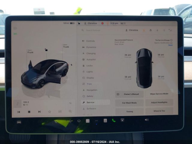 5YJ3E1EA5NF337570 Tesla Model 3 Rear-wheel Drive