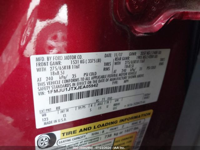 1FMJU1JTXJEA05942 Ford Expedition Xlt