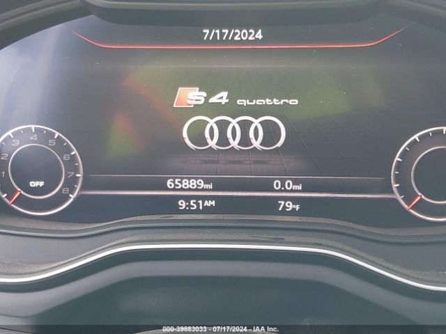 WAUB4AF43JA015291 Audi S4 3.0t Premium Plus