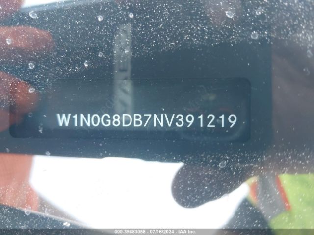 W1N0G8DB7NV391219 Mercedes-Benz Glc 300 Suv