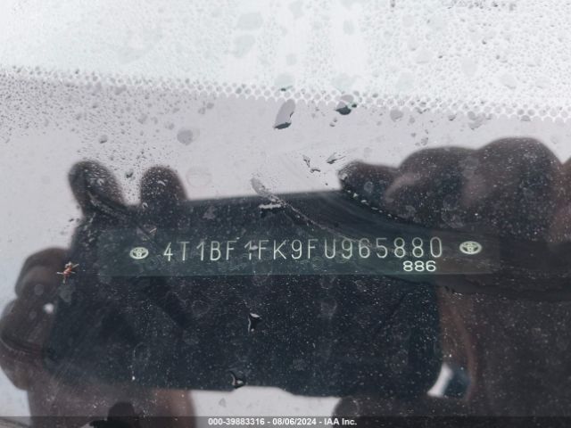 4T1BF1FK9FU965880 Toyota CAMRY XSE