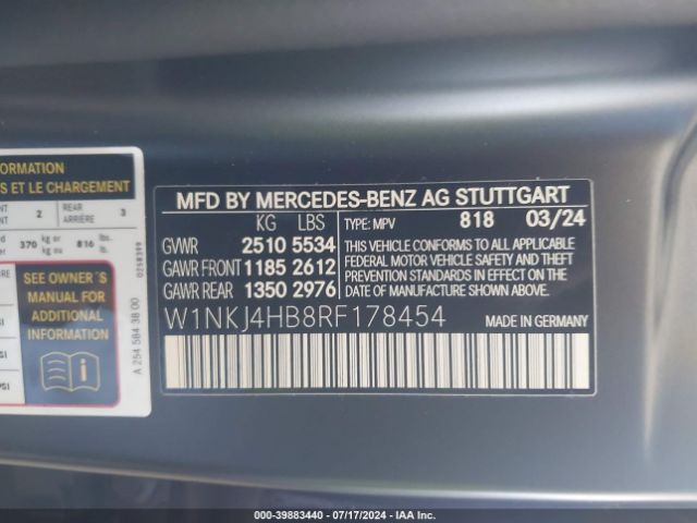W1NKJ4HB8RF178454 Mercedes-Benz Glc 300 4matic Coupe