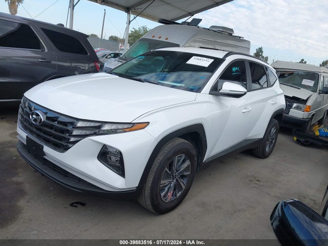 KM8JBCA1XPU118885 Hyundai Tucson Hybrid Blue