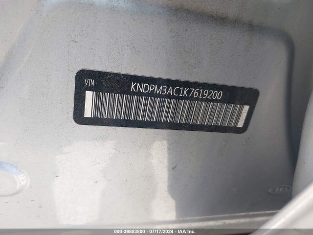 KIA Sportage Lx 2019 KNDPM3AC1K7619200 Image 9