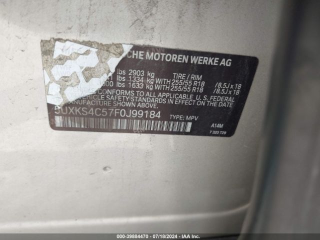 5UXKS4C57F0J99184 BMW X5 Xdrive35d