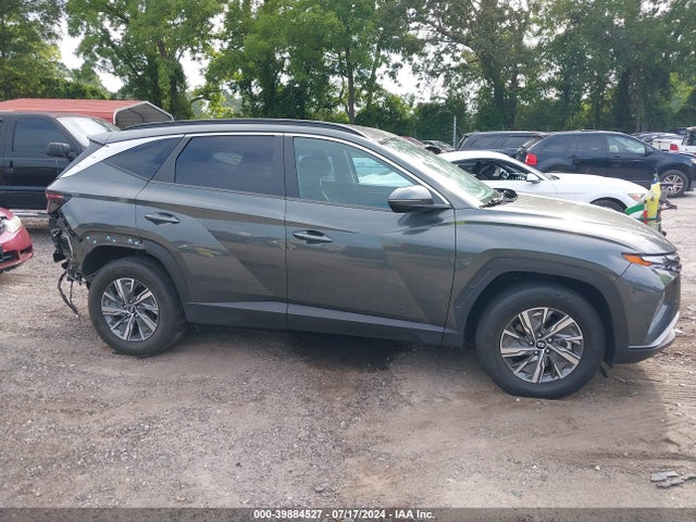 KM8JBCA15NU015127 Hyundai Tucson Hybrid Blue