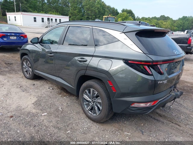 KM8JBCA15NU015127 Hyundai Tucson Hybrid Blue