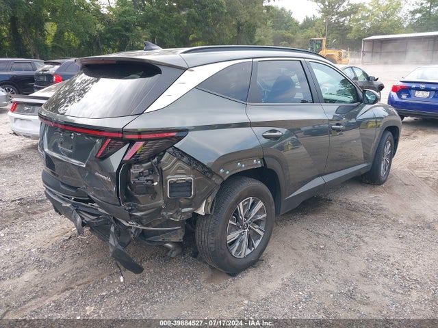 KM8JBCA15NU015127 Hyundai Tucson Hybrid Blue