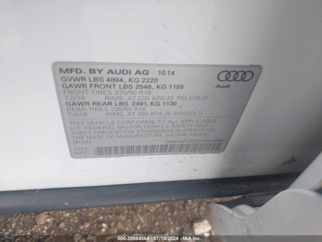WA1GFCFS7FR004892 Audi Q3 2.0t Premium Plus