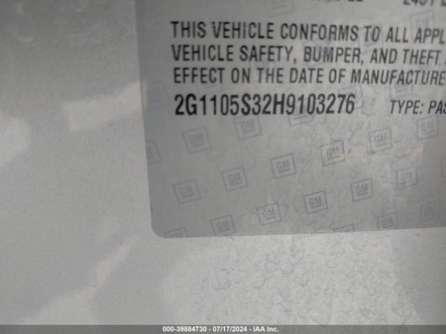 2G1105S32H9103276 Chevrolet IMPALA 1LT